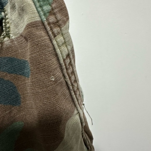 Furst Of A Kind Camouflage Vintage Repurposed Distressed Zip Up Mini Skirt Small - Picture 4 of 11
